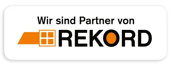 Logo: Wir sind Partner von REKORD Fenster
